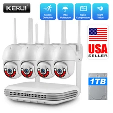 KERUI 8CH HD 4MP Wireless Security IP Camera System 1080P WIFI NVR Kit Outdoor