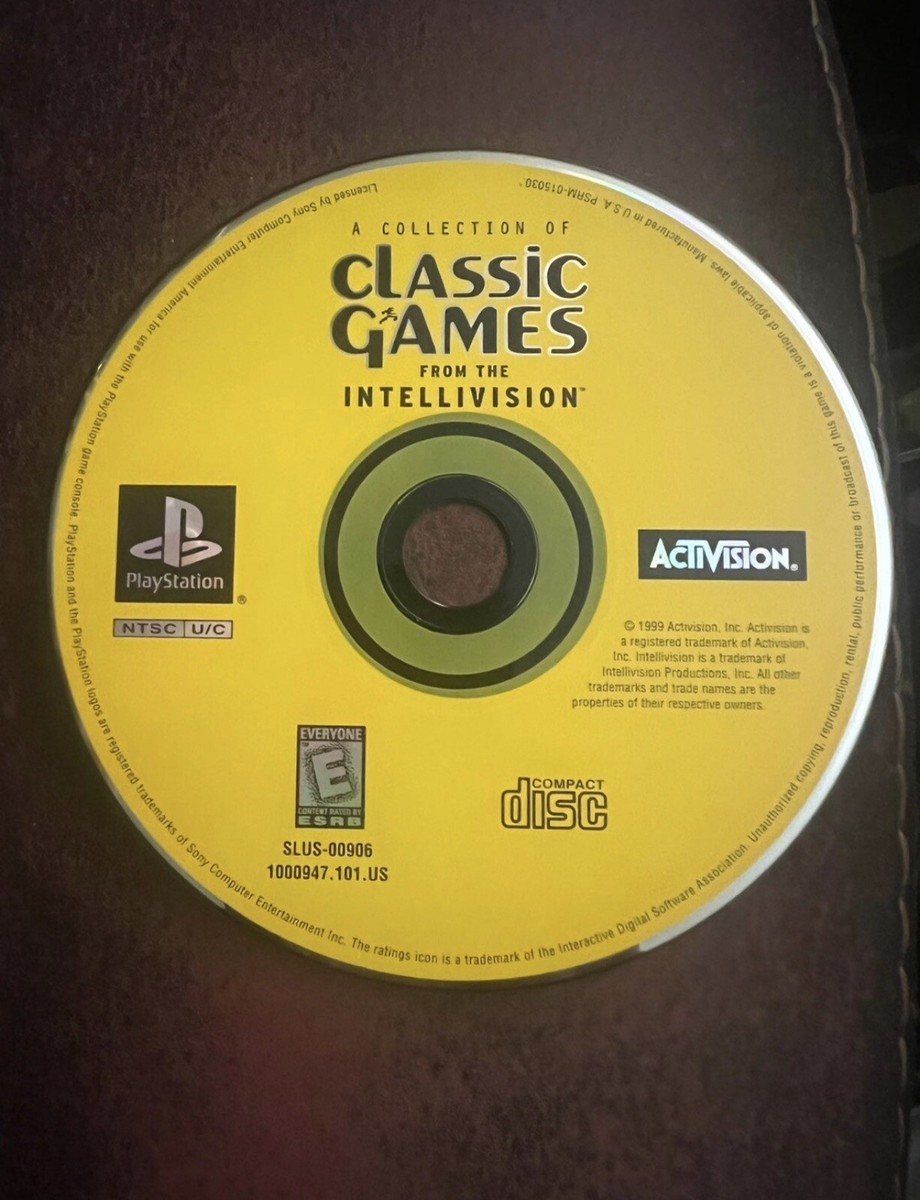 A Collection of Intellivision Classic Games Sony PlayStation