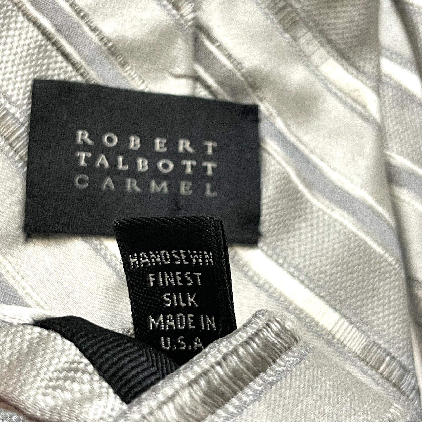 Robert Talbott Carmel Vintage Silver-Gray Chrome … - image 5