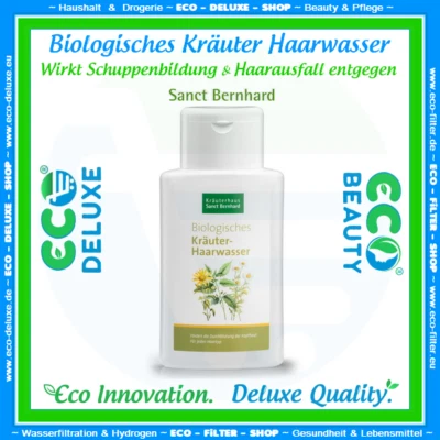 SANCT BERNHARD Biologisches Kräuter Haarwasser 500ml 👩‍🦰 Durchblutung der Kopfhaut 💰SALE🛒