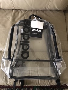 adidas clear linear backpack
