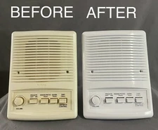 White Replacement Faceplate for NuTone Intercom ISA-445 IS-445 ISA-449 IS-405