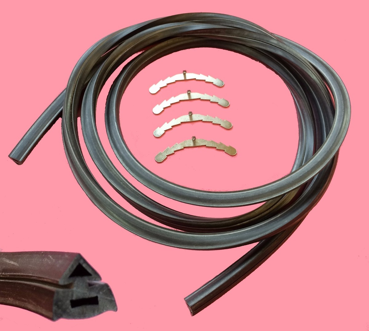 2,5 m su misura taglio Guarnizione della porta + Silicone