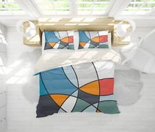 3D Geometry Colorful Quilt Cover Set Duvet Cover Bedding Pillowcases