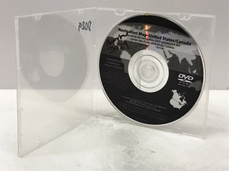 NAVIGATION SYSTEM MAP DVD USA/CANADA P/N 25956691 VERSION 7.3  "D029" - Image 3 of 4