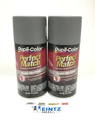 Duplicolor BPR0031-2 PACK Perfect Match SCRATCH FILLER PRIMER GRAY - 8oz