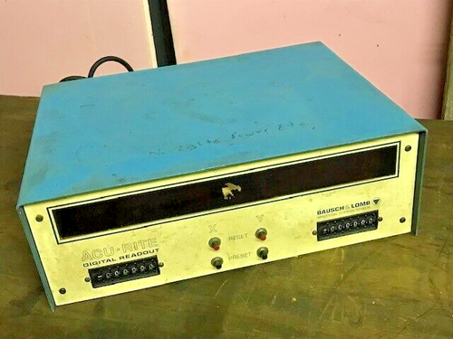 AcuRite Digital Readout Unit Analytical Systems Div Bausch&Lomb Machine ...