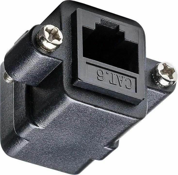 Patch Kabel Verbinder CAT6 LAN Kupplung 2x RJ45 Buchse mit Schrauben CAT 6 CAT.6