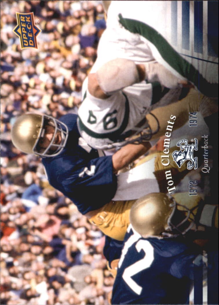 2013 Upper Deck Notre Dame #34 Tom Clements - FB