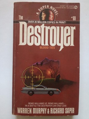 The Destroyer Blood Ties No 69 Richard Sapir Warren Murphy paperback book 1987