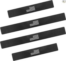 4PCS Car Door Sill Protectors, Scratch-resistant  Anti-slip Vehicle Sill Guards