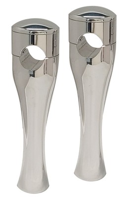 Accutronix 811-20085 HRH1358-C 8'' HOURGLASS RISER 1'' BARS FX & XL CHROME