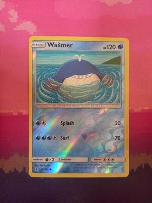 Pokemon Karte Wailmer 29/145 Reverse Holo Guardians Rising Near Mint 