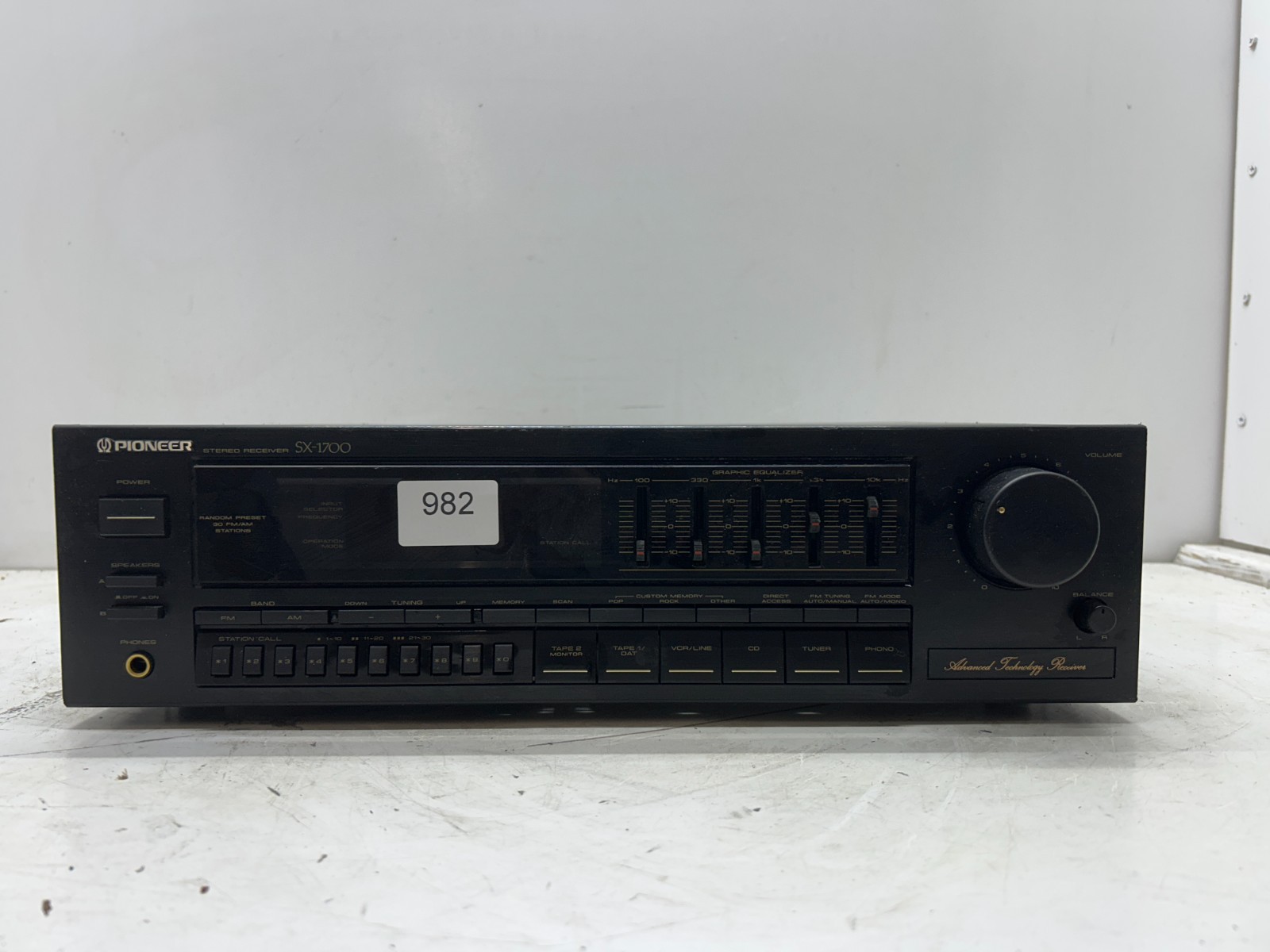 Pioneer SX-1700 vintage audio equipment - eBay listing photo 1