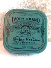 Vintage Ivory Brand KeeLox Mfg Co Rochester NY Typewriter Record Ribbon Empty thumbnail