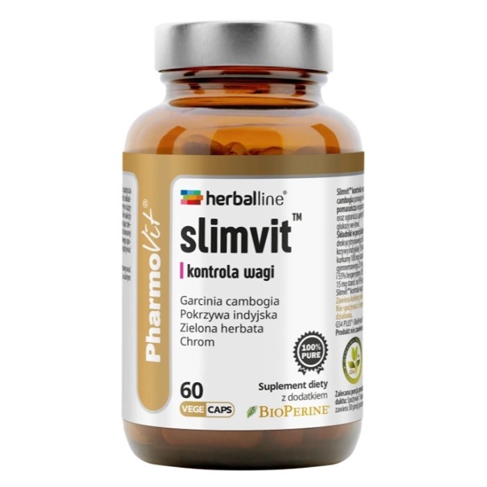PharmoVit Slimvit weight control capsules, 60 pcs.