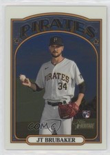 2021 Topps Heritage High Number Chrome 81/999 JT Brubaker #646 3q5