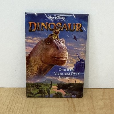 Vintage 2001 Disney Dinosaur Promo Pin Button Own It Video DVD January 30
