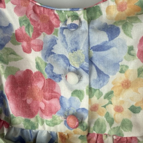 Girls Dress Size 3-6 Months Floral Easter Bow Accent Front & Back with Petticoat - Bild 5 von 7