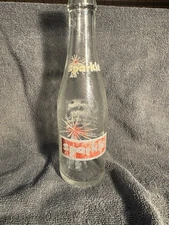 1967 Sparkle Soda Bottle Coca Cola Bottling Co. Presque Isle ME. 7oz. ACL Label!