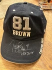Pro Football Hall of Fame introductory cap signed by  Oakland Raiders  Tim Brown