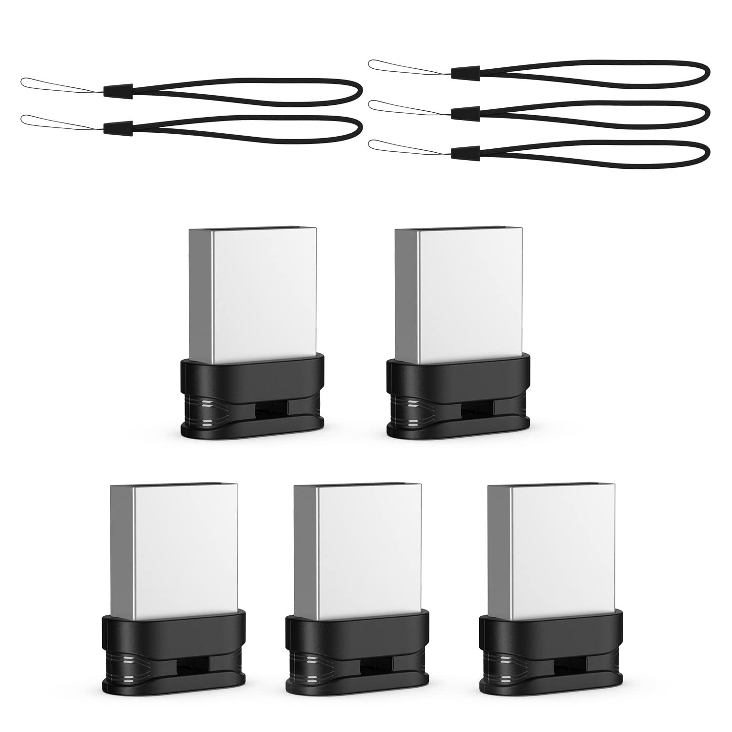 32GB Ultra Slim Flash Drive 5-Pack Portable Mini USB Storage Stick