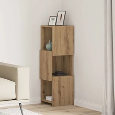 Meuble d'angle Bois d'ingénierie Armoire moderne Rangement pour salon vidaXL vid