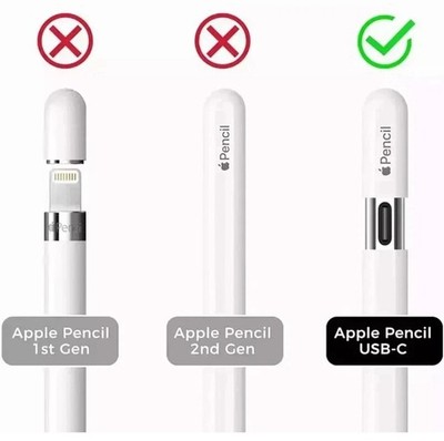 Apple Pencil USB-C Stylus - White Bluetooth Smart Stylus | eBay