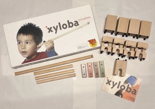 Xyloba Piccolino Creative Wooden Marble Run Partial Building Set For Parts