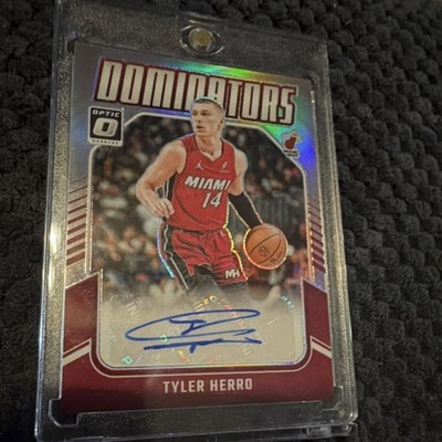 Panini 2024-25 Donruss Optic Dominators Prizm Tyler Herro #DS-TYL Auto /99 Heat