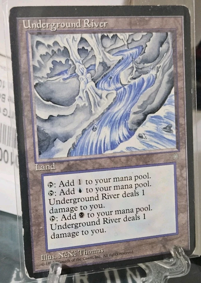 MTG Underground River Ice Age MP Rare Magic the Gathering - Image 2 of 4