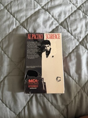 Scarface 1984 Betamax Tape Sealed with Watermarks