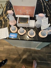 NCVI Double Electric Breast Pump AM8782 Portable Quiet USB Rechargeable