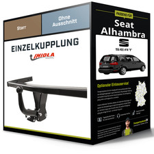 Starre Anhängerkupplung für SEAT Alhambra 96-00 Typ 7V8/7V9 Imiola Hak-Pol NEU