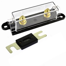 ANL Fuse Holder 50A 60A 80A 100A 150A 200A 250A 300A Inline Fuse 0/2/4 Gauge