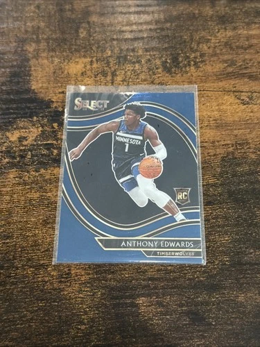 EL.99 Anthony Edwards 2020 Panini Select #300 Blue Rookie RC Courtside