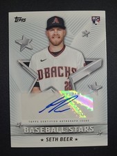 Seth Beer Baseball Stars Auto Rookie RC 2022 Topps Card #BSA-SB Diamondbacks
