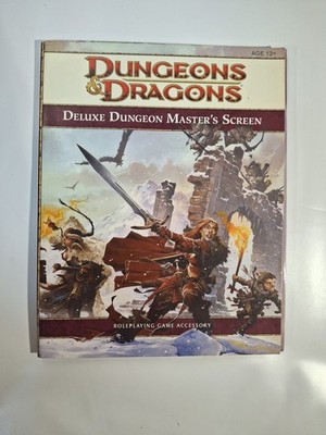 Deluxe Dungeon & Dragons Master's Table Screen 4TH EDITION D&D 2011 Rpg AD&D
