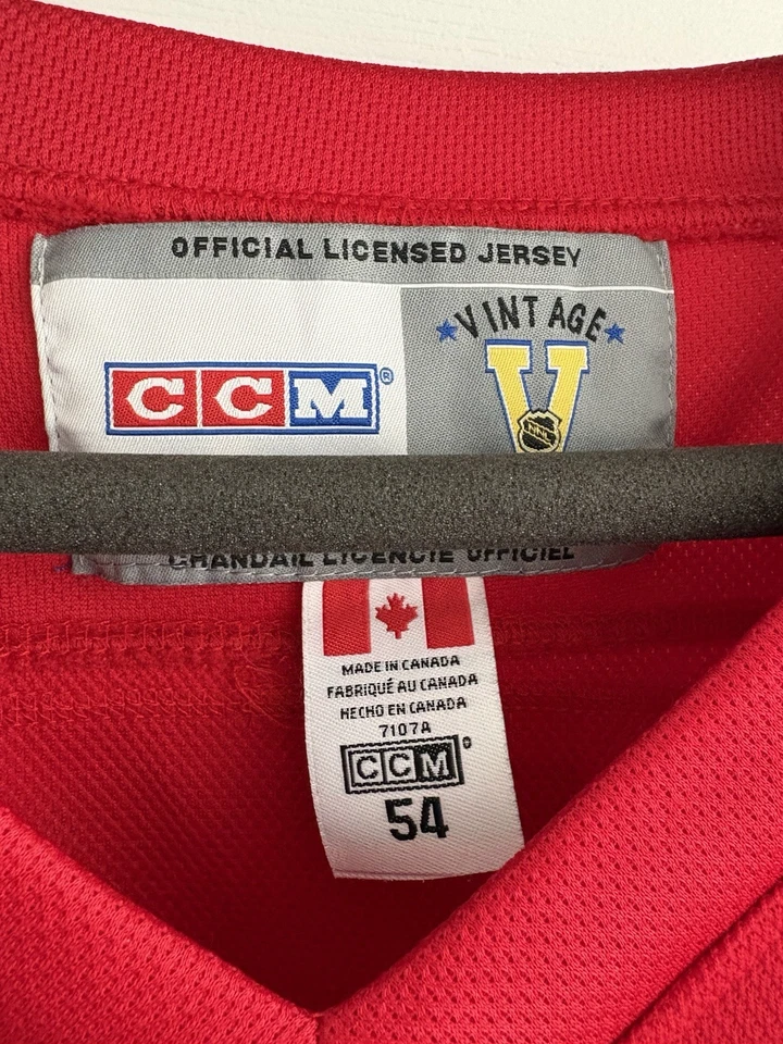 Camiseta Sergei Fedorov #91 asistente Detroit Red Wings NHL talla 54 CCM Foto 3 de 4