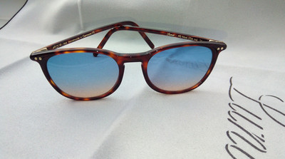 Lunor Sonnenbrille - A5 234 col. 14 (Havanna Rot Braun) - Gläser Blau/Apricot