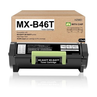 High Yield MXB46T MX-B46T Black Toner Cartridge with Chip Compatible for Shar...