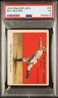1915 Cracker Jack Baseball Ray Keating #95 PSA 2