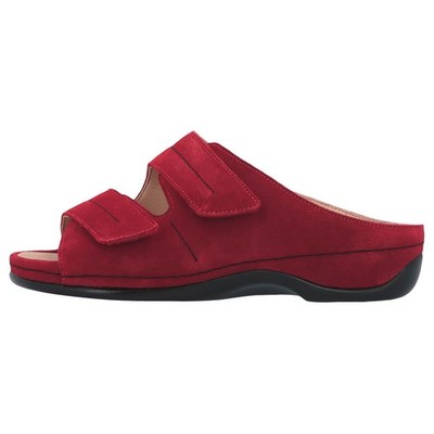 Berkemann - Fedora - Damen - Hausschuhe - Pantolette - Leder - Veloursleder - un