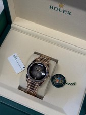 2026 Rolex DayDate  40MM 228235 Unworn Ombre Oscars Dial Rose Gold Full Set