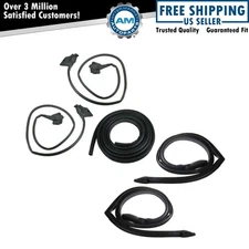 2 Door Roof Rail Trunk Weatherstrip Seal Kit for 78-80 Buick Olds Coupe Hardtop