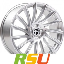 Tomason TN16 bright silver 8.5x19" ET40 LK5 114.3 ML 72.6 Alufelgen 19 Zoll