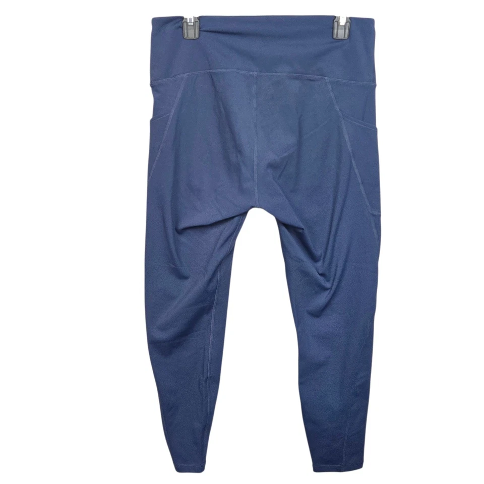 Ododos Mujer Azul Cintura Alta Polar Forrado Leggings Ropa Activa Entrenamiento Mujer L Foto 2 de 4