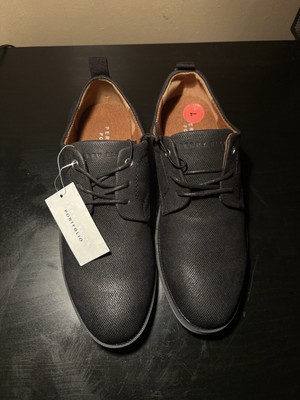 Perry Ellis Black Leather Lace-Up Oxfords Perry Ellis Men main image 3