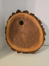 Vintage Round Tree Wood Slab-Live Edge Wood 12"