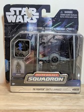 NEW Disney Star Wars Micro Galaxy Squadron Tie Fighter Battle Damage Darth  READ
